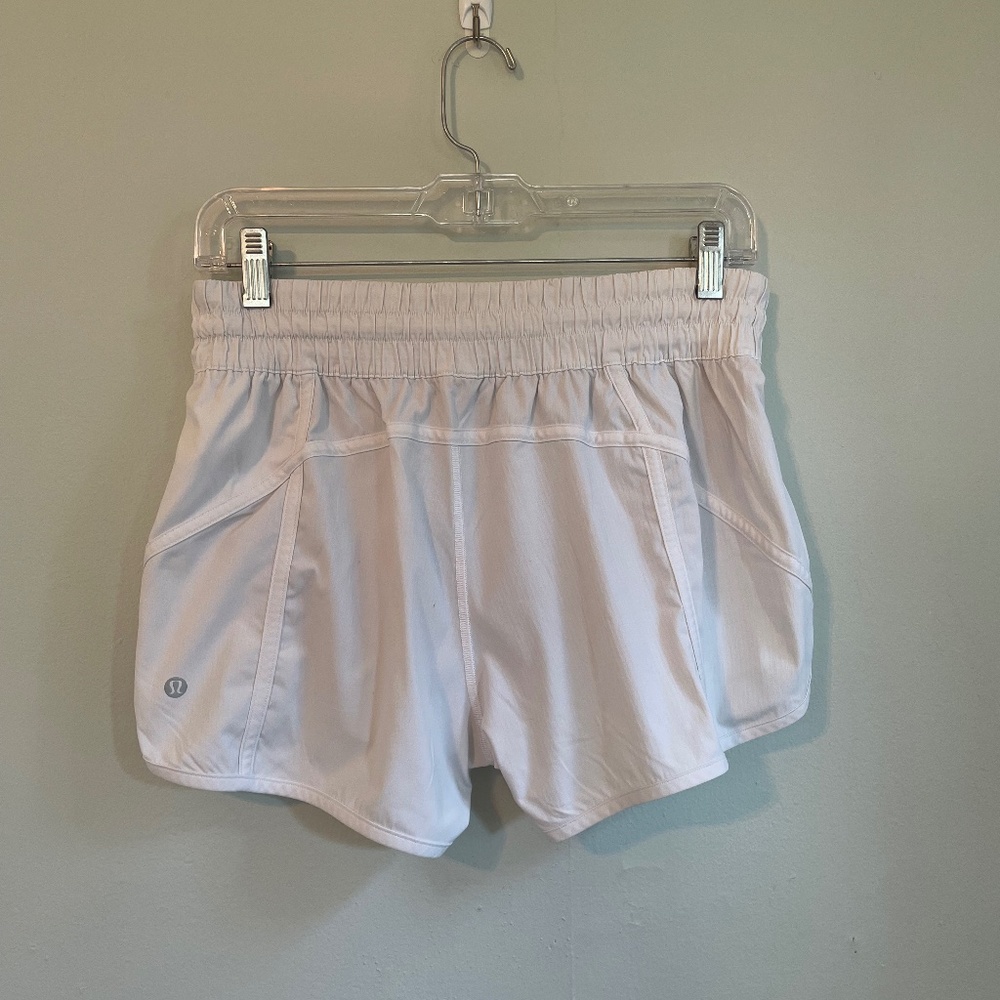 Lululemon Tracker Shorts, White, Sz 10